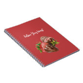 Chocolate Covered Strawberries   Notizblock (Rechte Seite)