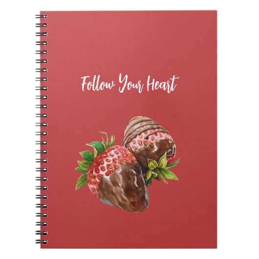 Chocolate Covered Strawberries   Notizblock (Vorderseite)