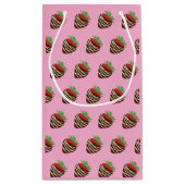 Chocolate-Covered Strawberry Gift Bag Kleine Geschenktüte (Rückseite)