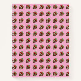 Chocolate-Covered Strawberry Notizblock