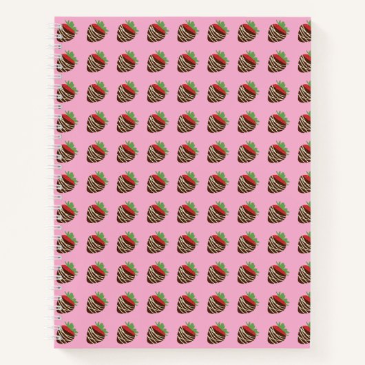 Chocolate-Covered Strawberry Notizblock (Vorderseite)
