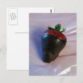Chocolate Covered Strawberry Postkarte (Vorne/Hinten)