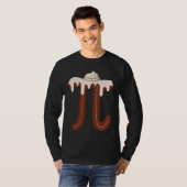 Chocolate Cream Pi Day Pie Math  Foodie Pun Nerd T-Shirt (Vorne ganz)