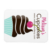 Chocolate Cupcake Visitenkartenmagnet Magnet (Horizontal)
