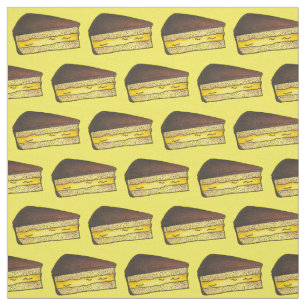 Chocolate Custard Boston Cream Pie Slice Dessert Stoff