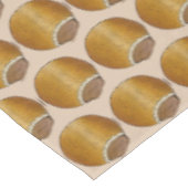 Chocolate Custard Cream Filled Donut Doughnut Tischdecke (Schrägansicht)