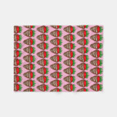 Chocolate Dipped Red Strawberry Strawberries Fruch Fleecedecke (Vorderseite (Horizontal))