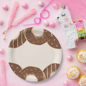 Chocolate Donut Delight Pappteller (Party)