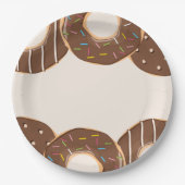 Chocolate Donut Delight Pappteller (Vorderseite)