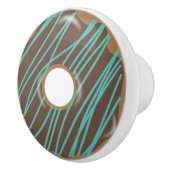 Chocolate Donut Doughnut Cabinet Knob Drawer Pull Keramikknauf (Rechts)