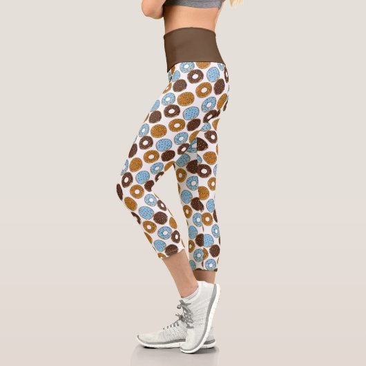 Chocolate Donuts Capri Leggings (Links)