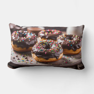 Chocolate Donuts Lendenkissen