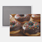 Chocolate Donuts Magnet (Vorderseite/Rückseite)