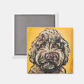 Chocolate Doodle Magnet (Vorderseite/Rückseite)