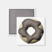 Chocolate Doughnut Magnet (Vorderseite/Rückseite)