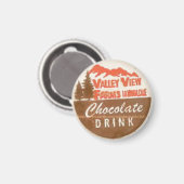 "Chocolate Drink Milk Cap-1960s" Magnet (Vorderseite/Rückseite)