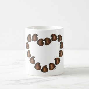 Chocolate Drops Heart Valentine's Day Liebe Tasse
