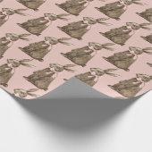 Chocolate Easter Bunny Geschenkpapier (Ecke)