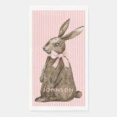 Chocolate Easter Bunny Serviette (Vorderseite)