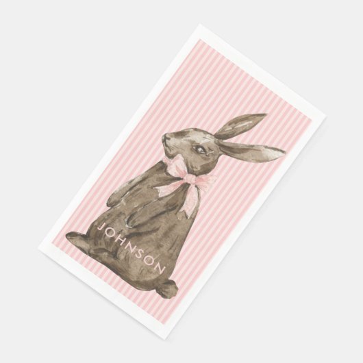 Chocolate Easter Bunny Serviette (Ecke)