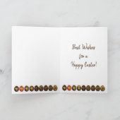 Chocolate Easter Eggs Feiertagskarte (Innenseite)