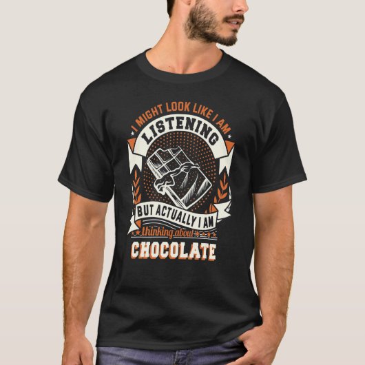Chocolate Eater Chocoised Choco Bar Kakaonahrung T-Shirt (Vorderseite)