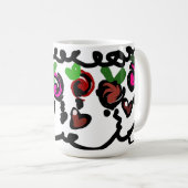 Chocolate Erdbeeren Valentinstag Kaffeetasse (VorderseiteRechts)