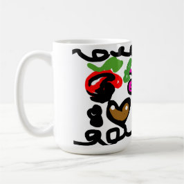 Chocolate Erdbeeren Valentinstag Kaffeetasse