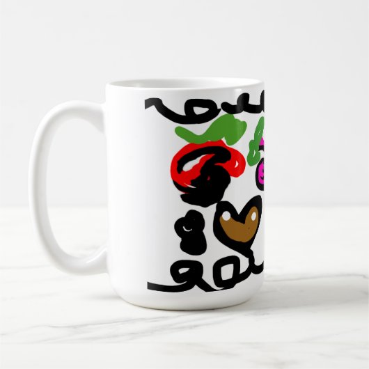 Chocolate Erdbeeren Valentinstag Kaffeetasse (Links)