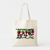 Chocolate-Erdbeeren Valentinstag Tragetasche (Rückseite)
