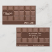 Chocolate Factory Süßigkeiten Choco Cacao Shop Visitenkarte (Vorne/Hinten)