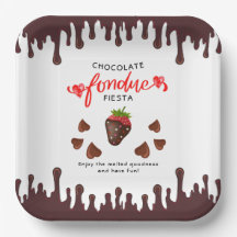 Chocolate Fondue Fiesta Strawberry Hearts Birthday