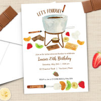 Chocolate Fondue Party