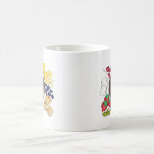Chocolate Fondue Pot Retro Dessert Food Fruit Cake Kaffeetasse (Mittel)