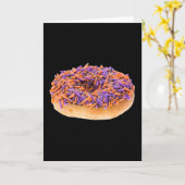 Chocolate Halloween Donut Karte (Gelbe Blume)