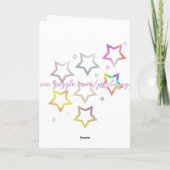 Chocolate Happy Birthday Karte (Rückseite)