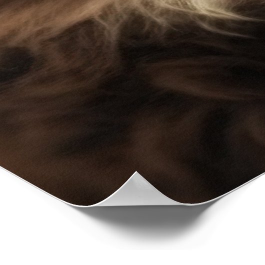 Chocolate HavaHug Havanese Christmas Puzzle Poster (Ecke)