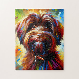 Chocolate Havanese Hund Acryl Druck Hundeliebhaber Puzzle
