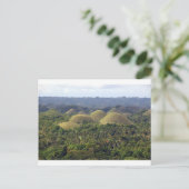 Chocolate Hills Bohol Island Philippinen Postkarte (Stehend Vorderseite)