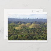 Chocolate Hills Bohol Island Philippinen Postkarte (Vorne/Hinten)