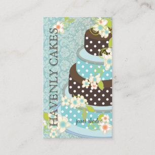 Chocolate-Hochzeitstorte/ Bäckerei / Konditorei Visitenkarte