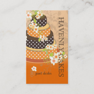 Chocolate-Hochzeitstorte/Konditorei/Pâtisserie Visitenkarte