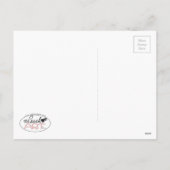 Chocolate Holiday Cheer Feiertagspostkarte (Rückseite)