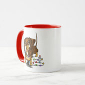 Chocolate Holiday Cheer Tasse (Vorderseite Links)