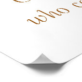 Chocolate is the answer sentiment and image poster (Ecke)