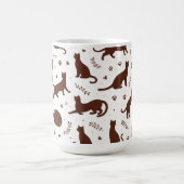 Chocolate Katzen Kaffeetasse (Mittel)