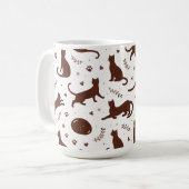 Chocolate Katzen Kaffeetasse (Vorderseite Links)