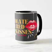 Chocolate Kisses Black Tasse (VorderseiteRechts)