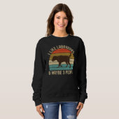 Chocolate Lab Labrador for Mom Dad and Kids I Like Sweatshirt (Vorne ganz)