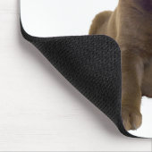 Chocolate-Lab-Welpe Mousepad (Ecke)
